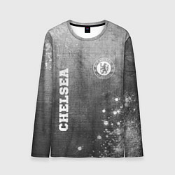 Лонгслив мужской Chelsea - grey gradient вертикально, цвет: 3D-принт