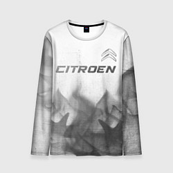 Мужской лонгслив Citroen - white gradient посередине
