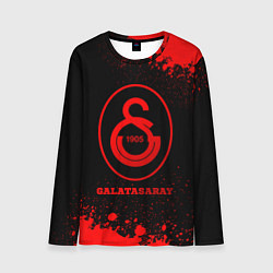Мужской лонгслив Galatasaray - red gradient