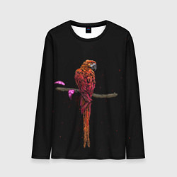 Лонгслив мужской Попугай пирата, цвет: 3D-принт