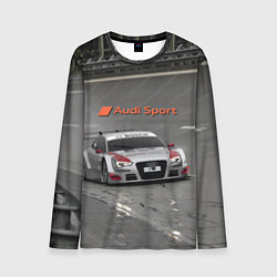 Мужской лонгслив Автогонки на шорт-треке Audi sport racing team