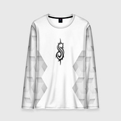 Лонгслив мужской Slipknot white poly, цвет: 3D-принт