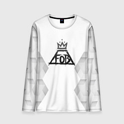 Мужской лонгслив Fall Out Boy white poly