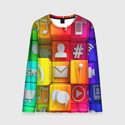 Мужской лонгслив Square