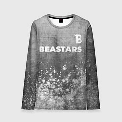 Лонгслив мужской Beastars - grey gradient посередине, цвет: 3D-принт