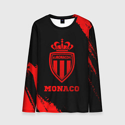 Мужской лонгслив Monaco - red gradient