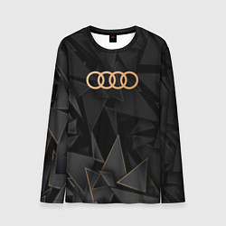 Мужской лонгслив Audi golden poly