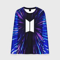 Мужской лонгслив BTS neon energy