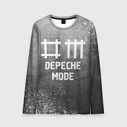 Мужской лонгслив Depeche Mode - grey gradient