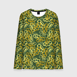 Лонгслив мужской Зелёные кастеты, цвет: 3D-принт