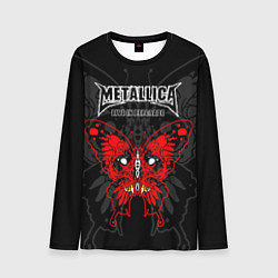 Мужской лонгслив Metallica - life in Belgrade