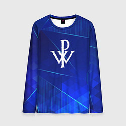 Мужской лонгслив Powerwolf blue poly
