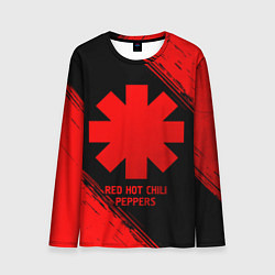 Мужской лонгслив Red Hot Chili Peppers - red gradient