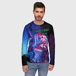 Лонгслив мужской Харли и Джокер love, цвет: 3D-принт — фото 2