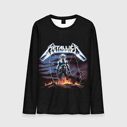 Мужской лонгслив Metallica - neon fantasy