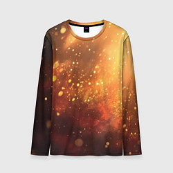 Мужской лонгслив Золотая блестящая текстура