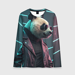 Лонгслив мужской Cyberpunk panda, цвет: 3D-принт