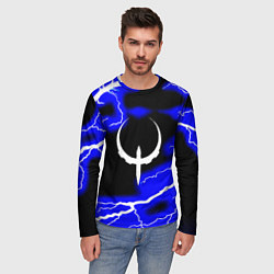 Лонгслив мужской Quake молнии шторм, цвет: 3D-принт — фото 2