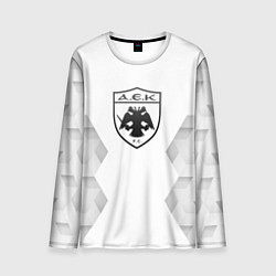 Мужской лонгслив AEK Athens white poly