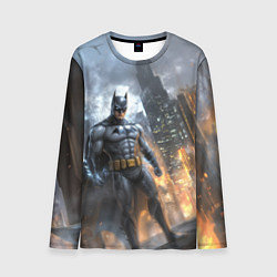 Лонгслив мужской Бэтмен - старый стиль, цвет: 3D-принт