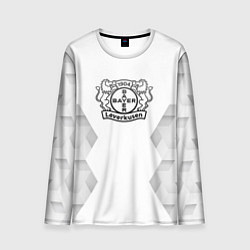 Мужской лонгслив Bayer 04 white poly
