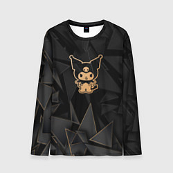 Лонгслив мужской Kuromi golden poly, цвет: 3D-принт