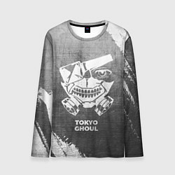 Мужской лонгслив Tokyo Ghoul - grey gradient
