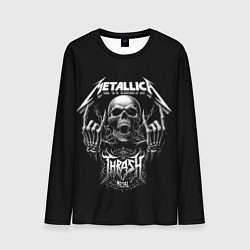 Лонгслив мужской Thrash metal - Metallica group, цвет: 3D-принт