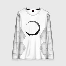 Лонгслив мужской Demon Slayer white poly, цвет: 3D-принт