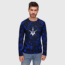 Лонгслив мужской Code Geass blue energy, цвет: 3D-принт — фото 2