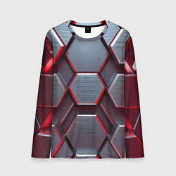 Мужской лонгслив Бордовый бронежилет