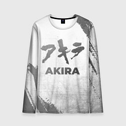 Лонгслив мужской Akira - white gradient, цвет: 3D-принт