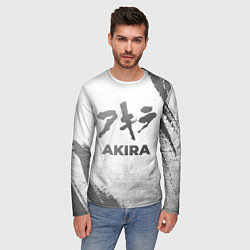 Лонгслив мужской Akira - white gradient, цвет: 3D-принт — фото 2