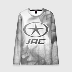 Лонгслив мужской JAC - white gradient, цвет: 3D-принт