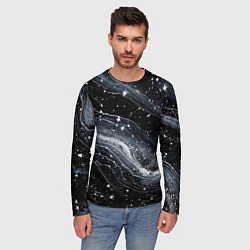 Лонгслив мужской Космические дали, цвет: 3D-принт — фото 2