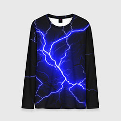 Мужской лонгслив Color blue black