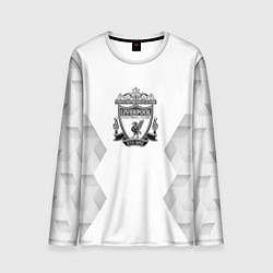 Мужской лонгслив Liverpool white poly