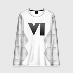 Мужской лонгслив GTA 6 white poly