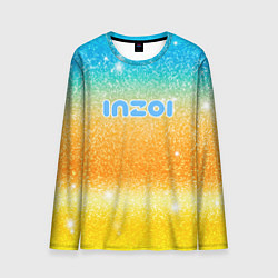 Мужской лонгслив Inzoi лого и блестки