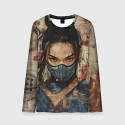 Лонгслив мужской Китана в китайском стиле, цвет: 3D-принт