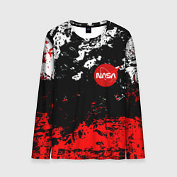 Лонгслив мужской Nasa краски, цвет: 3D-принт