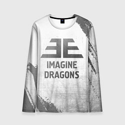 Мужской лонгслив Imagine Dragons - white gradient