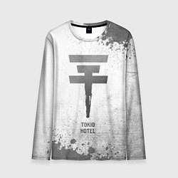 Мужской лонгслив Tokio Hotel - white gradient