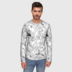 Лонгслив мужской Птицы Сирин, цвет: 3D-принт — фото 2