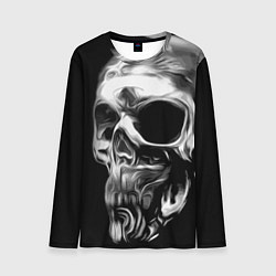 Лонгслив мужской Стилизованный череп, цвет: 3D-принт
