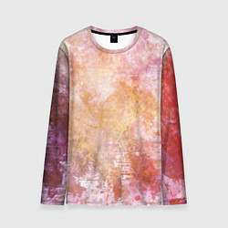 Мужской лонгслив Абстракция - atomic gold