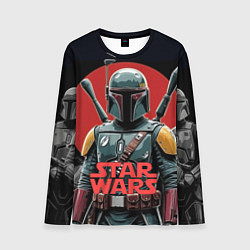 Мужской лонгслив Boba Fett звездные войны