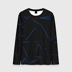 Мужской лонгслив Color blue line