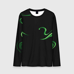 Лонгслив мужской The color is light green abstraction, цвет: 3D-принт