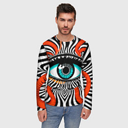 Лонгслив мужской Глаз, цвет: 3D-принт — фото 2